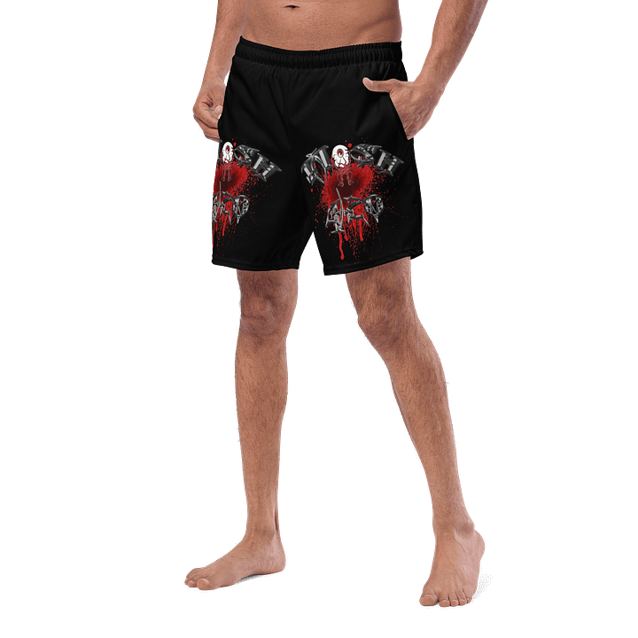 BLOODSPLAT 420 LOGO SWIM TRUNKS product image (2)