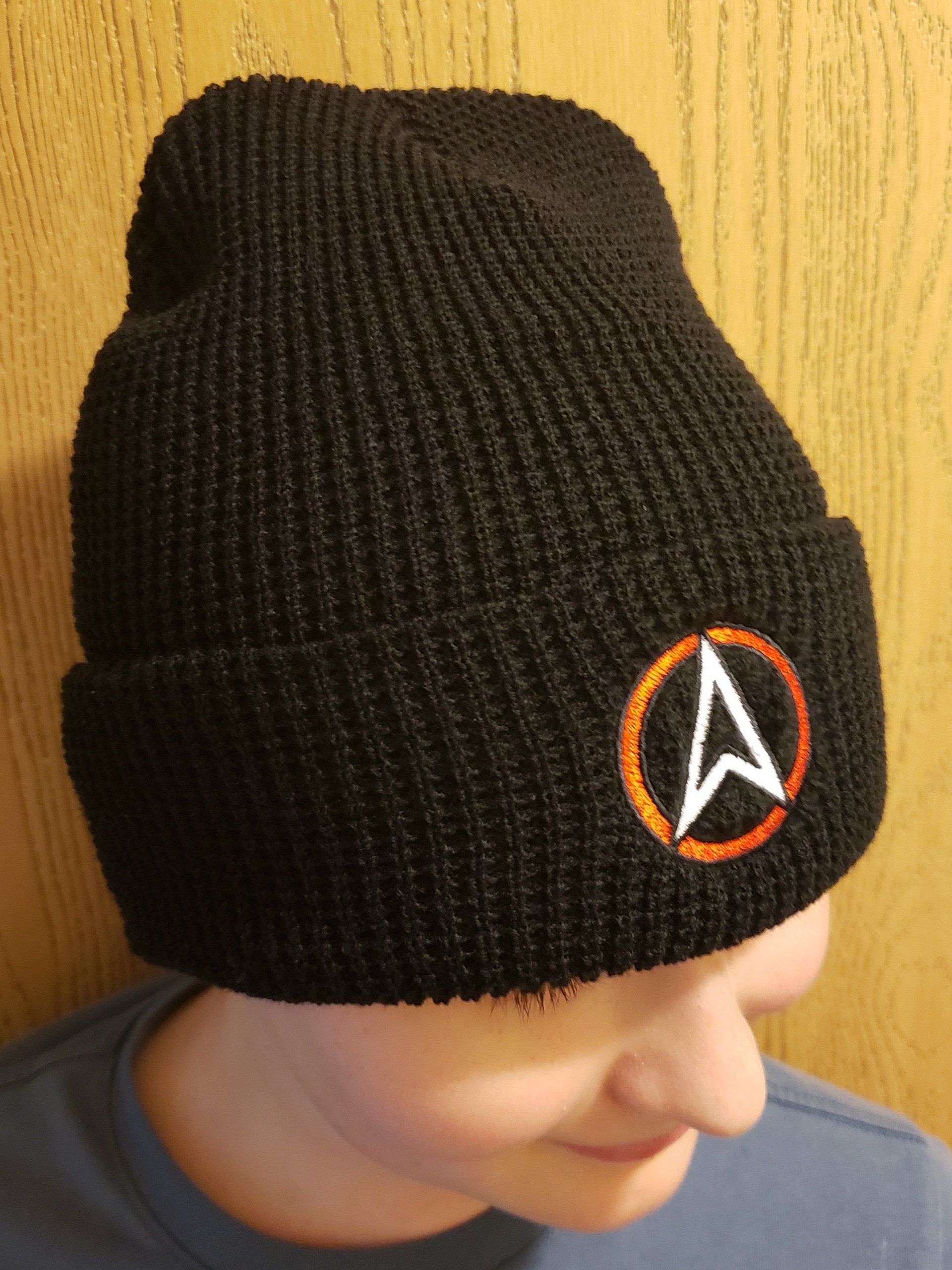 'OA' Symbol Waffle Knit Beanie (Embroidered) product image (2)