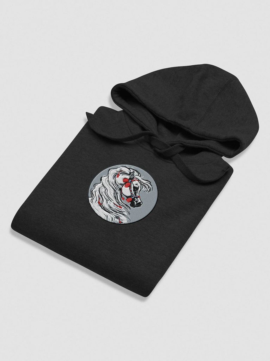 Arab Horse with Red Tassels Embroidered Pullover Hoodie product image (4)