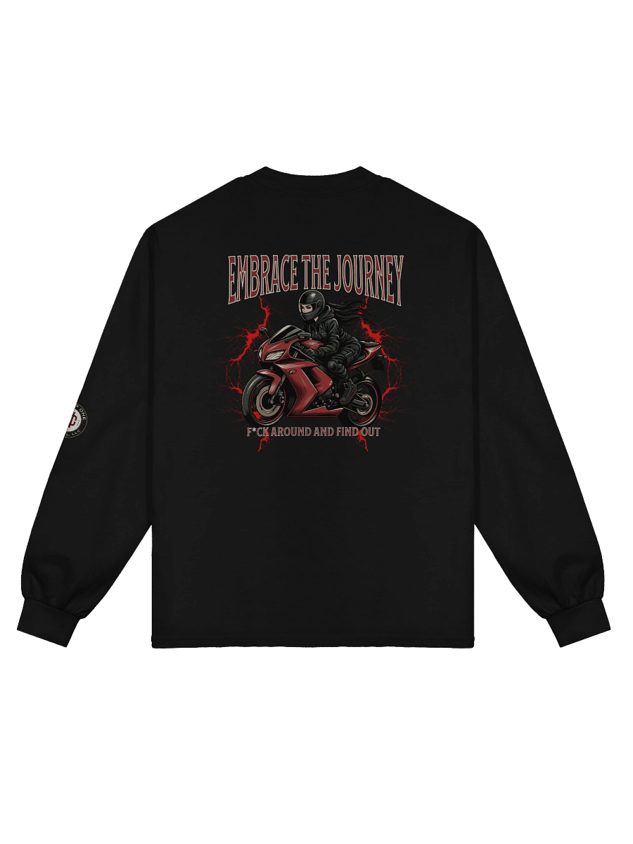 Embrace The Journey - Biker Chick Long Sleeve product image (2)