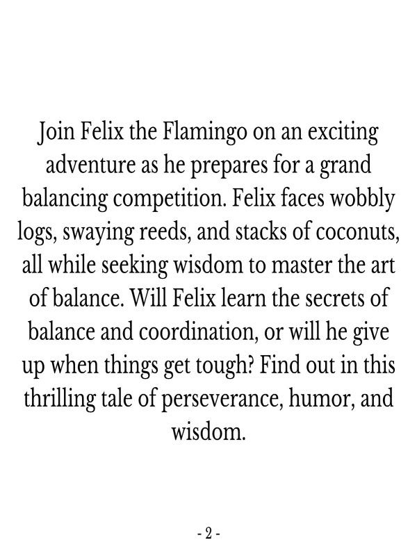 Felix the Flamingo and the Balancing Act product image (2)