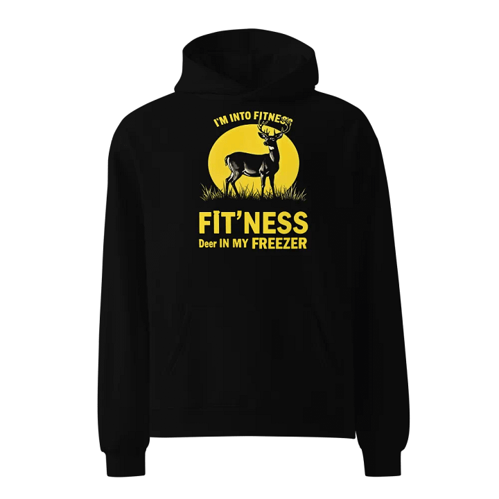 I’m into Fitness Fit’Ness Deer in My Freezer Hoodie product image (1)