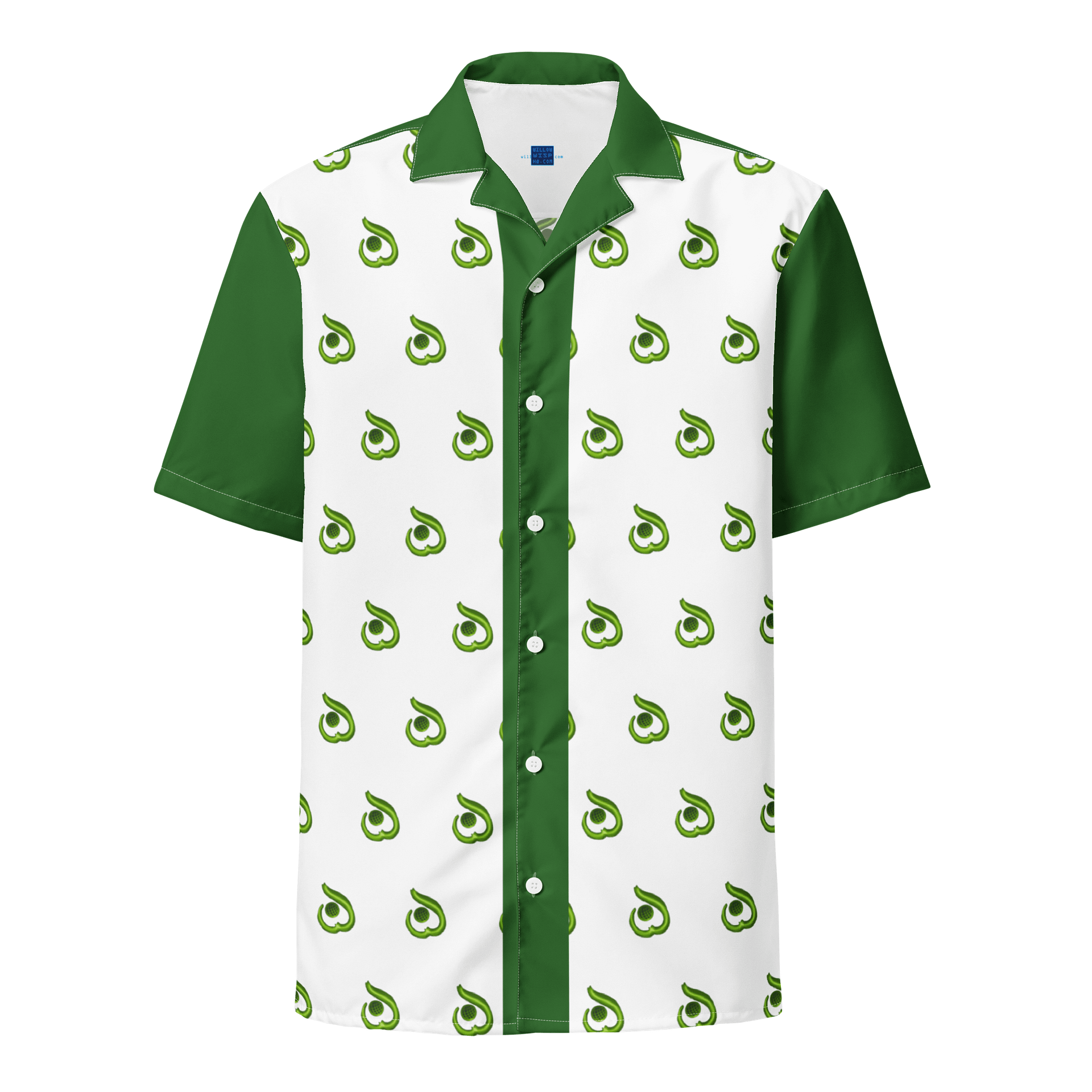 WILLOWISP Field Hawaiian Shirt (white) product image (1)