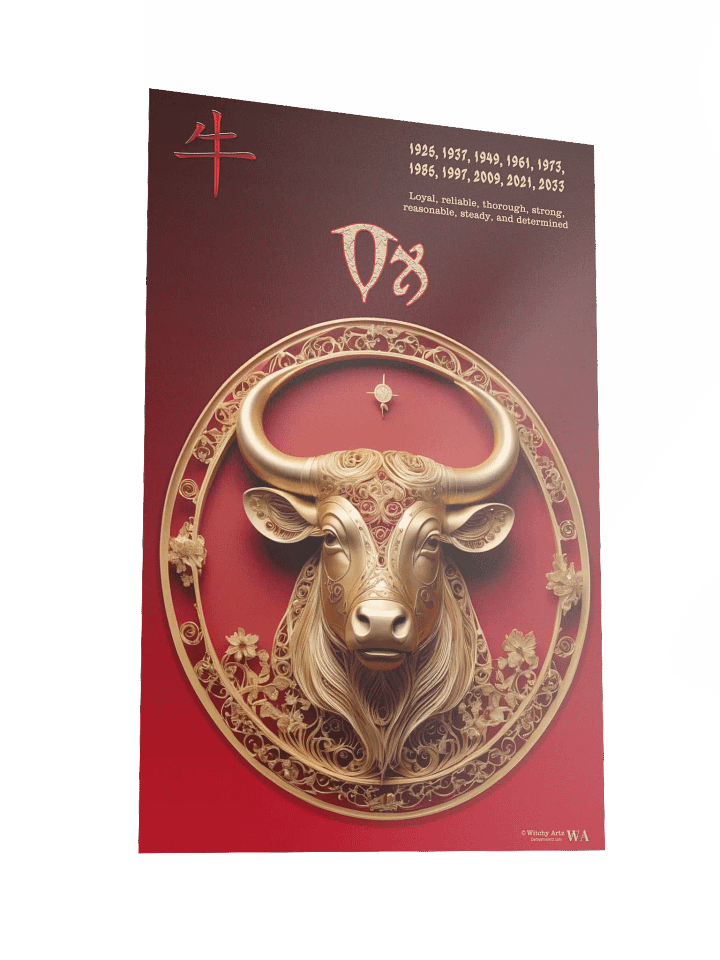 Chinese Zodiac Poster - OX product image (5)
