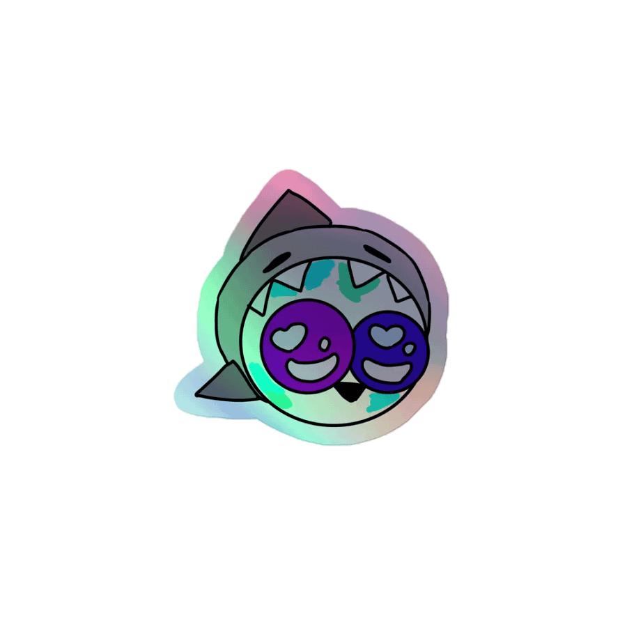 Fisk Shork Holographic Sticker product image (1)