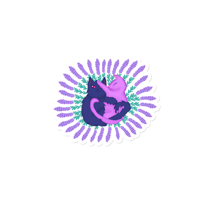 Bi Cats Magnet product image (2)