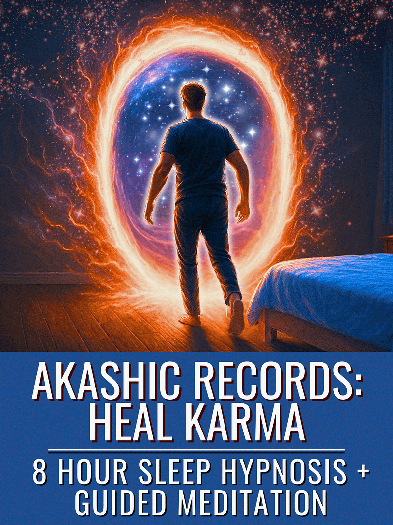 Day/Nighttime Hypnosis: Akashic Records - Heal Karma and Unlock Soul Wisdom