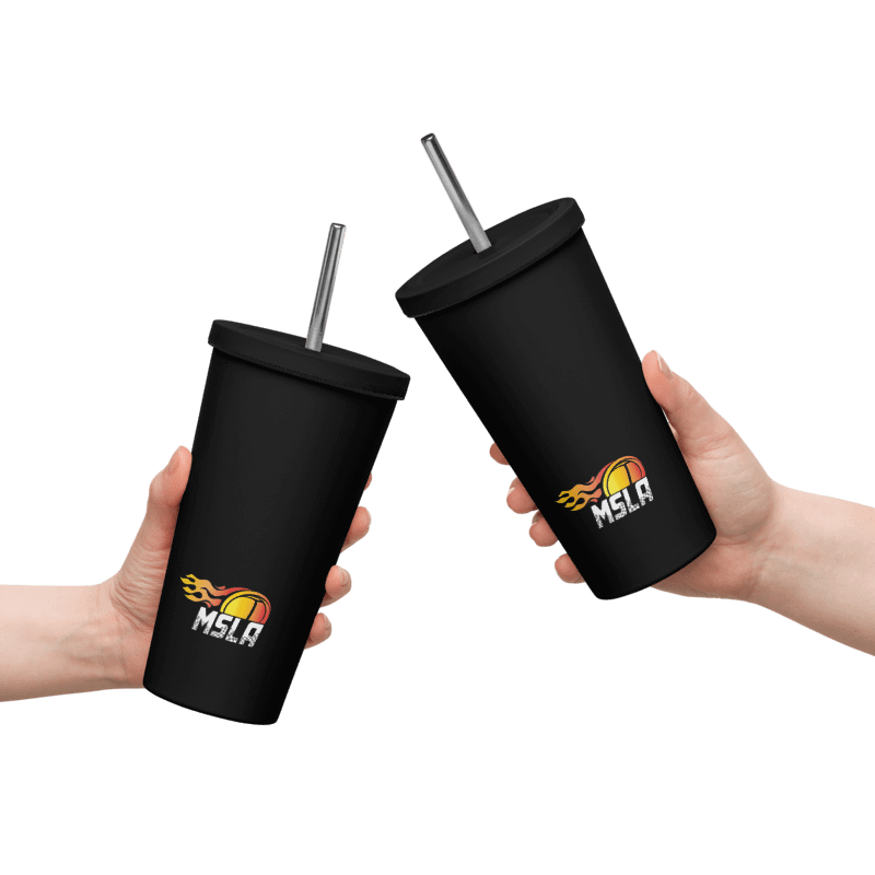 MSLA Marble 500 - Insulated Tumbler w/ Straw product image (6)