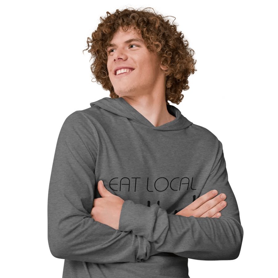 Funny Eat Local Breastfeeding Hoodie, Breastfed Baby Hoodie product image (21)