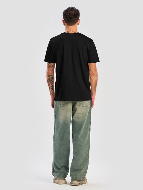 Photo showing Stanley/Stella Unisex Organic Ribbed Neck T-Shirt