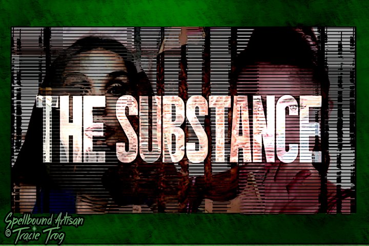 The Substance Art by Spellbound Studio | Feminine Horror Digital Collage, Body Image Wall Print product image (1)