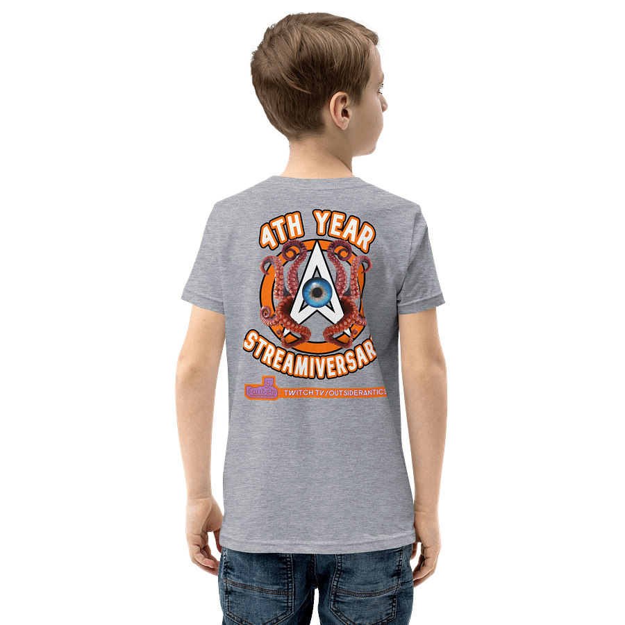 (Limited Edition) 4th Streamiversary 'OA-Cthulhu' Logo Youth T-Shirt product image (5)