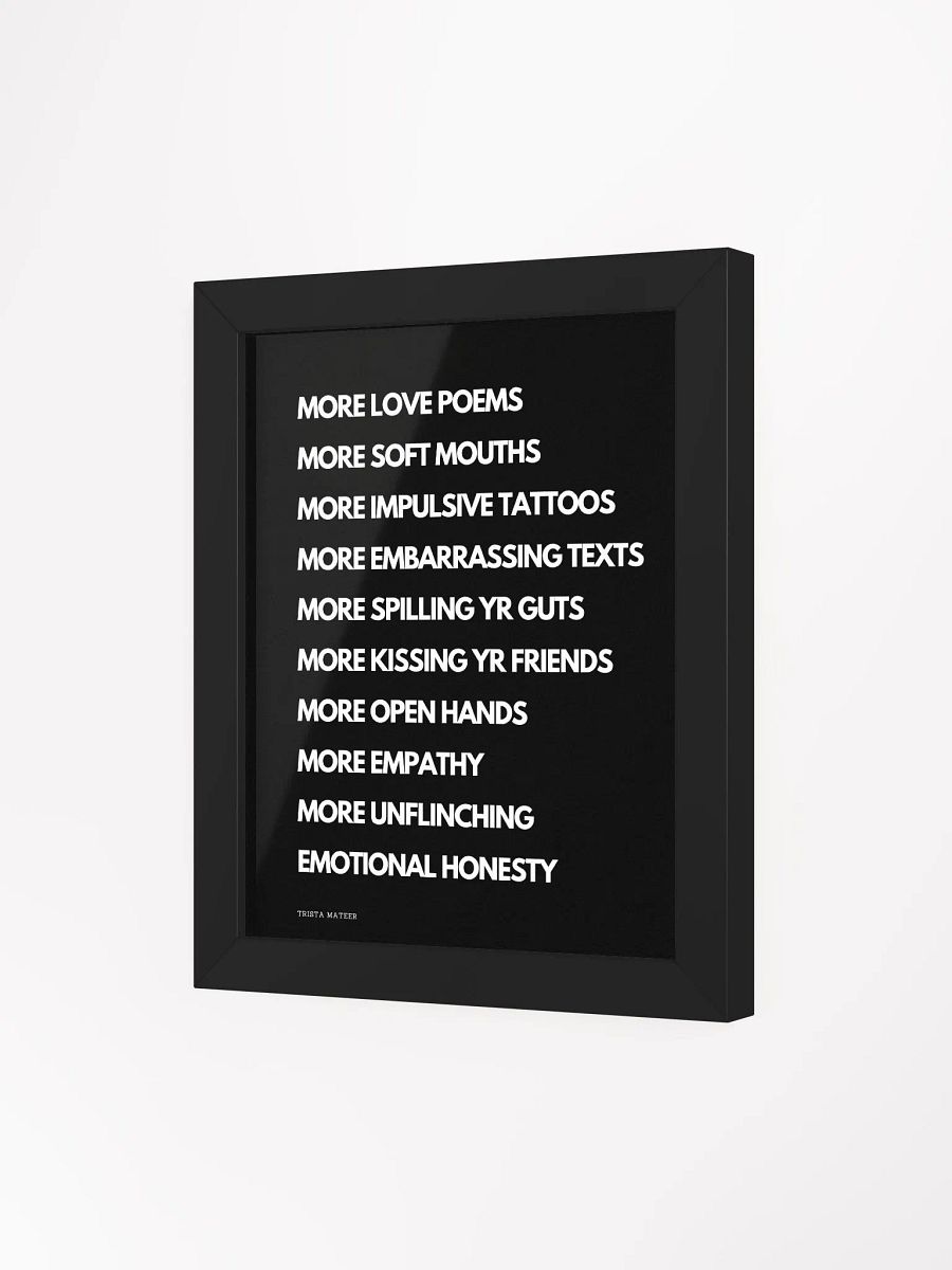 More Love Poems Framed Art Print product image (3)