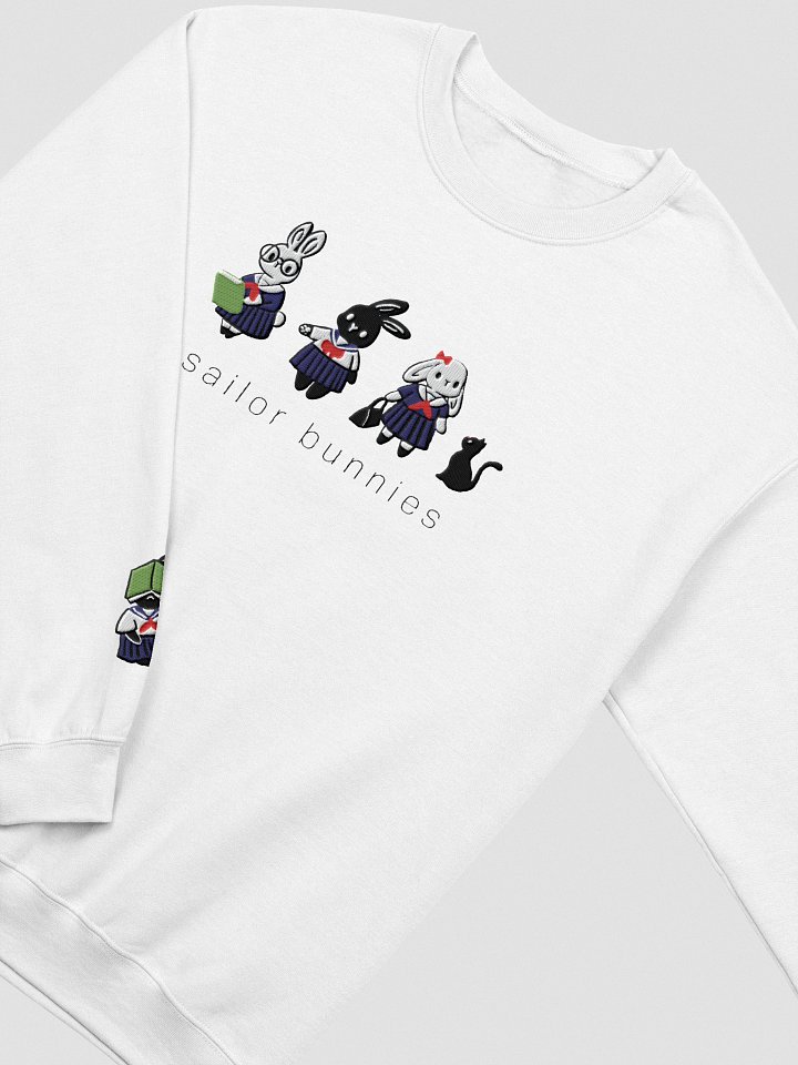 Sweet Sailor Bunnies Embroidered Sweatshirt product image (1)