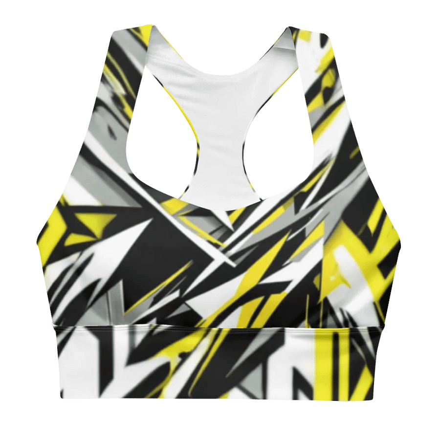 Energize Geometric Designed Sports Bra product image (1)
