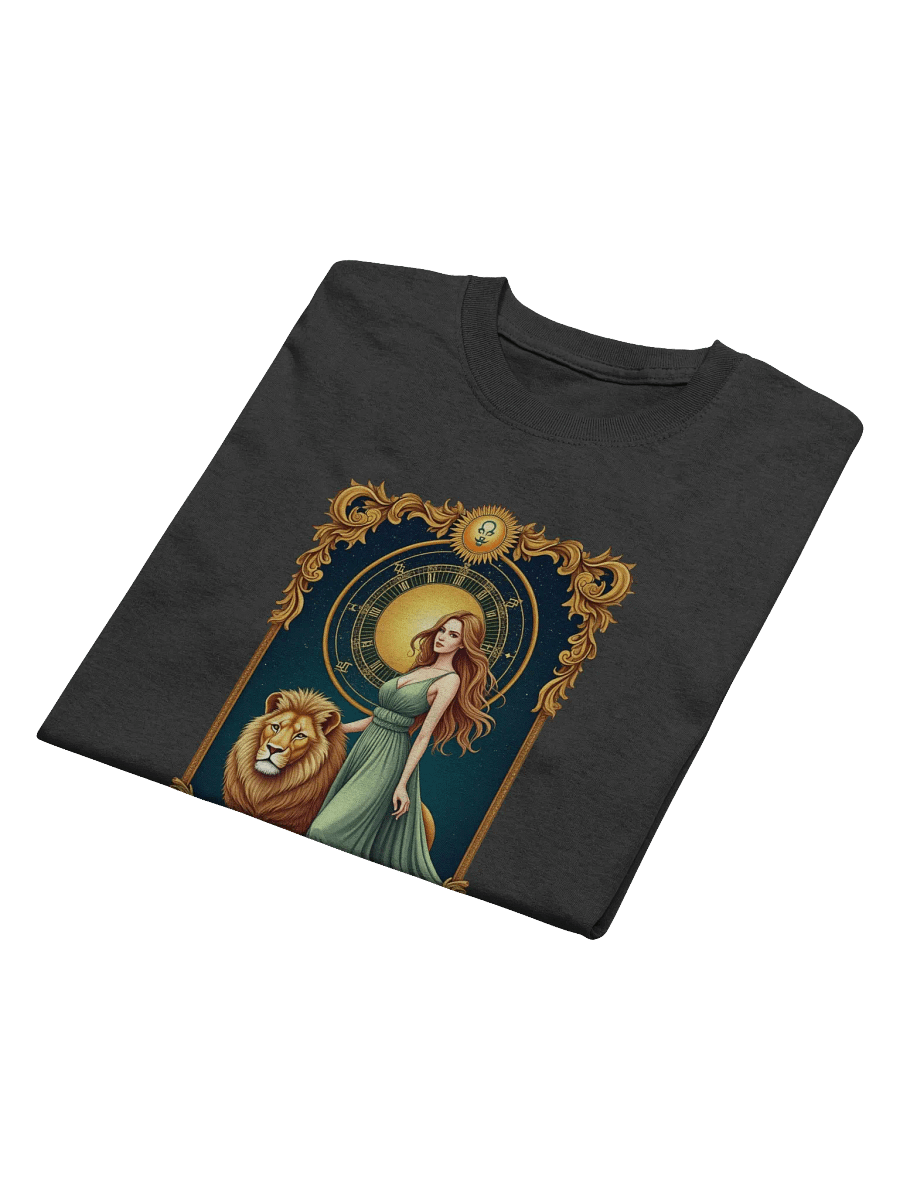 Leo Zodiac Tarot Design - Majestic Lion and Goddess Aesthetic product image (4)