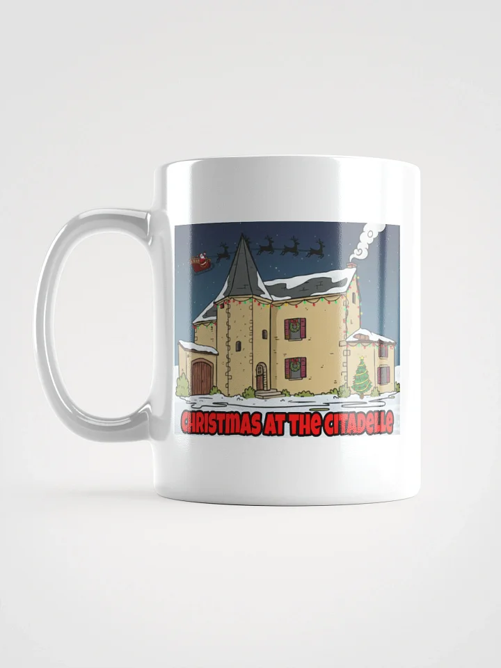 White Glossy Mug with Christmas At The Citadelle product image (1)