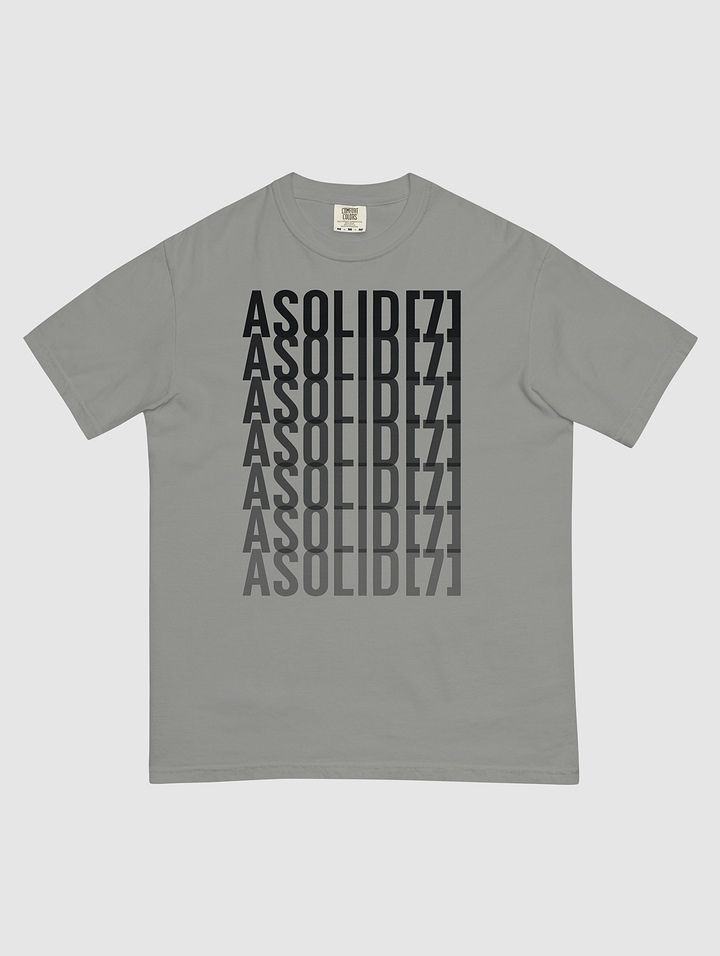 ASolid[7] Comfort Colors Repeat Fade Black Design Tee Shirt product image (1)