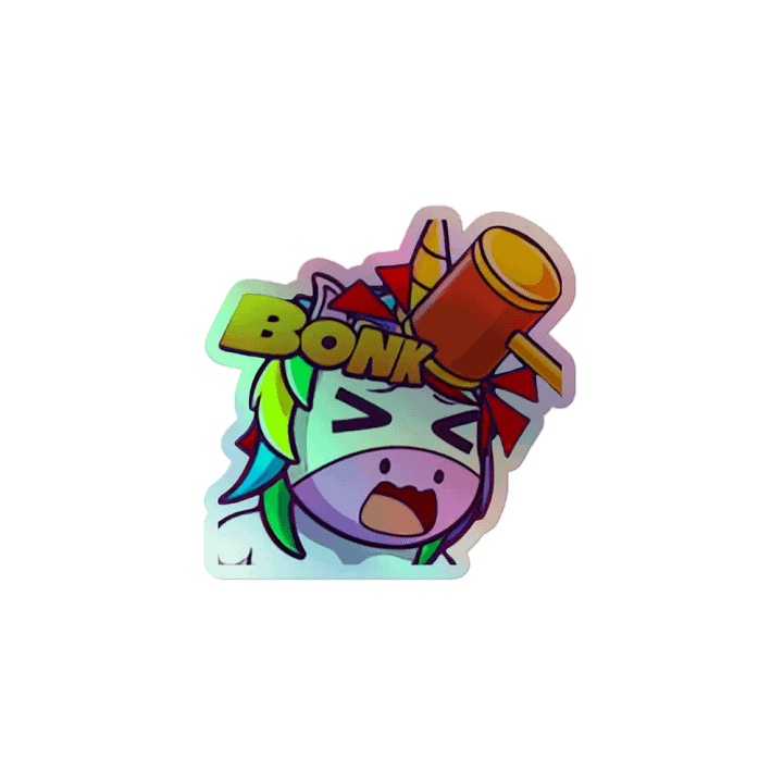 BONK Holographic Sticker product image (1)