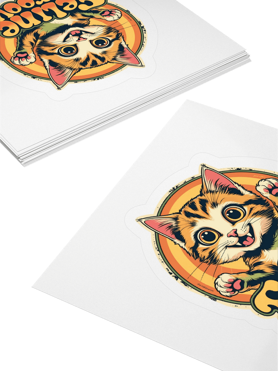 Feline Groovy Kitten Sticker product image (4)