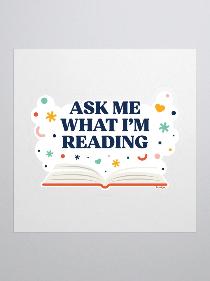 Ask Me What I'm Reading Sticker product image (1)