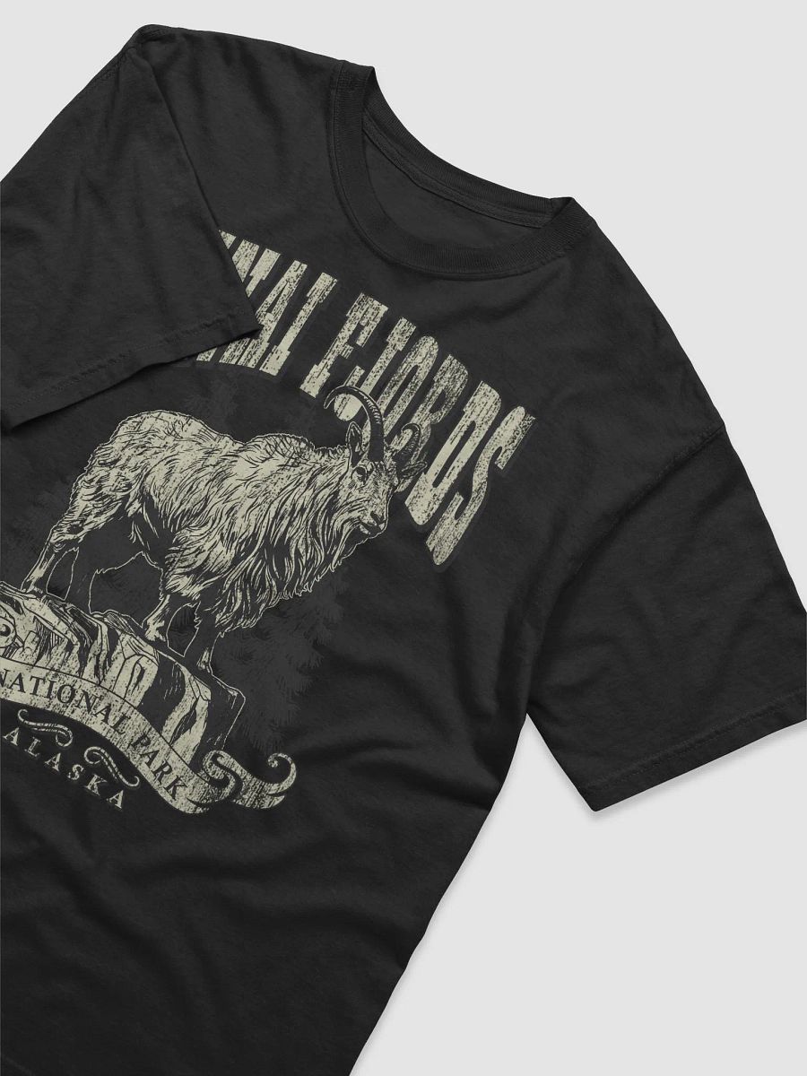 Kenai Fjords National Park, Alaska Tee | Vintage-Style Grunge Western Shirt of a Mountain Goat product image (3)