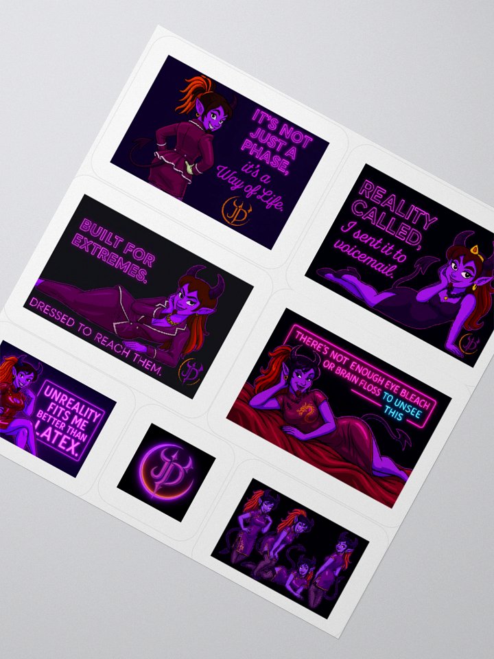 Unreality Starter Pack – Jaz Sticker Sheet product image (2)