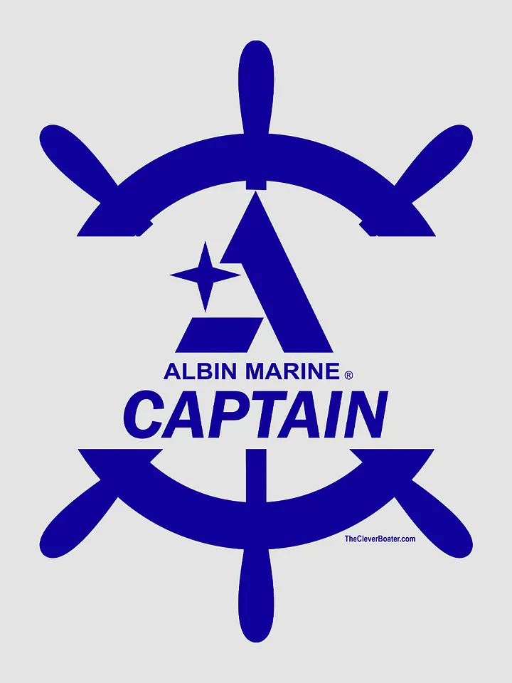 Albin Captain - T-Shirt - Light Shirt w/Blue Logo product image (2)