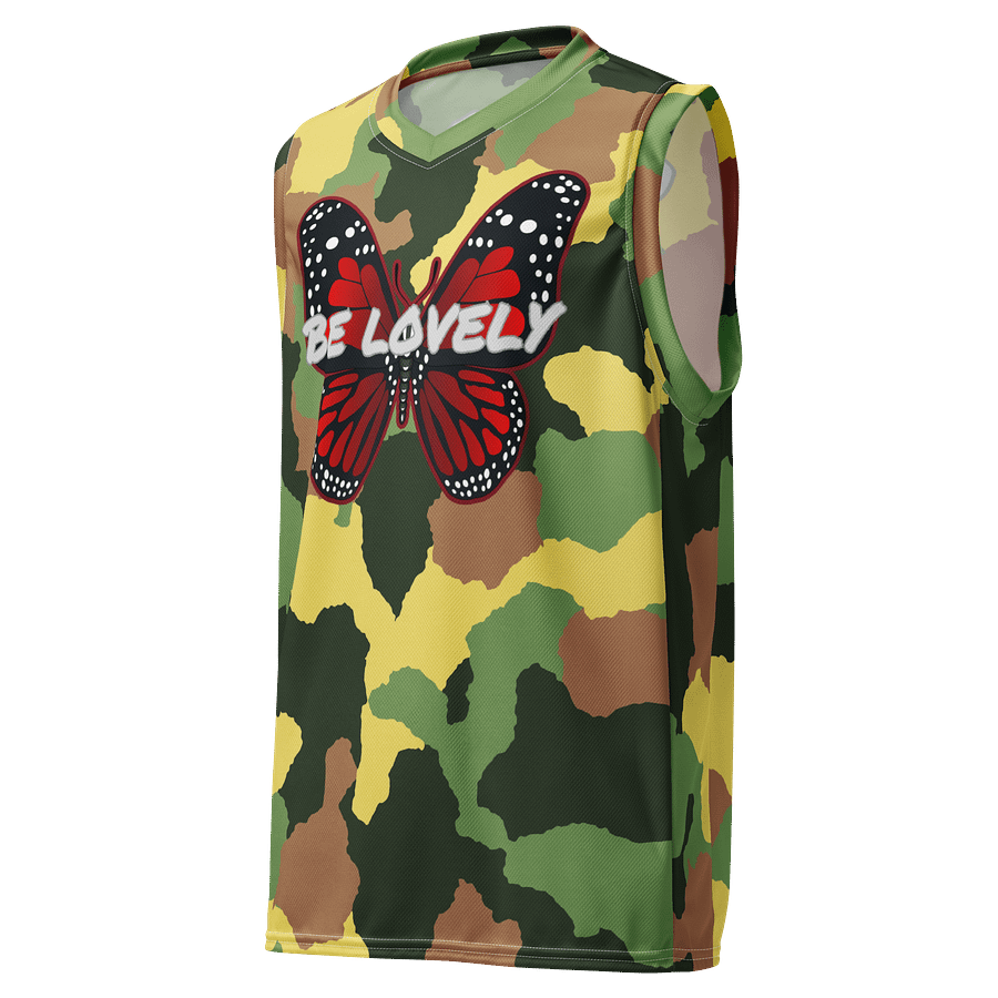 Be Lovely Butterfly Recycled Women and Men Basketball Jersey product image (1)