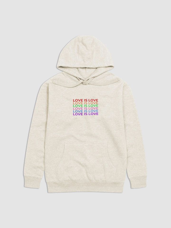 Rainbow Love is Love Unisex Hoodie product image (5)