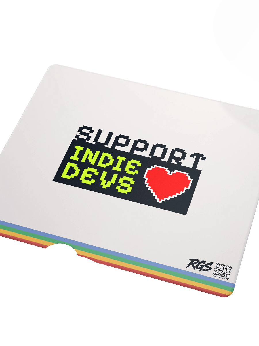 Support Indie Devs Mouse Pad – Gaming Desk Mat product image (3)