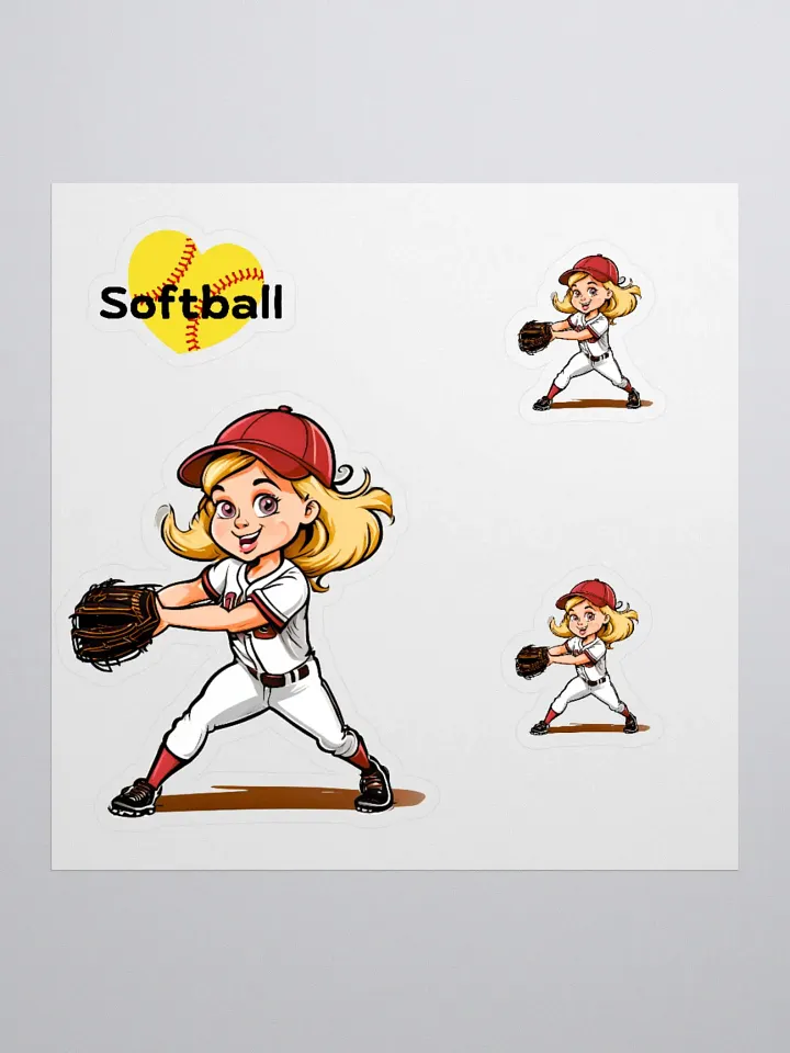 Strike Zone Softball Sticker Set product image (1)