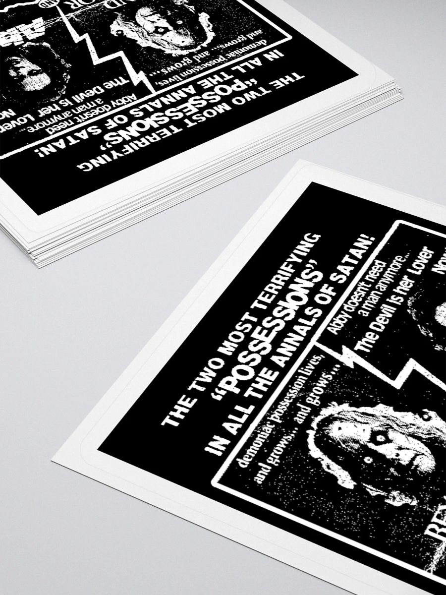 Beyond The Door / Abby Double Feature! | Kiss Cut Sticker product image (4)