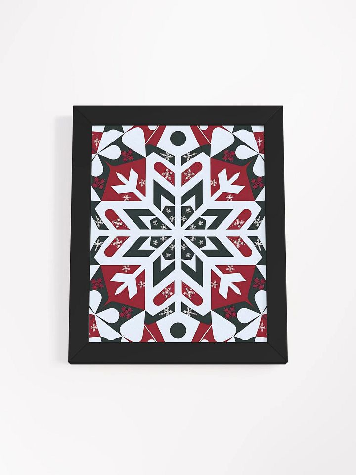 Snowflake Geometric Symmetry Poster product image (2)
