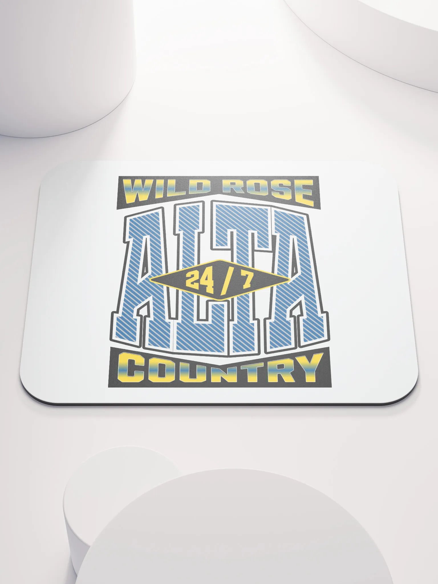 Alta Alberta Wild Rose Country 24/7 Mouse Pad product image (2)