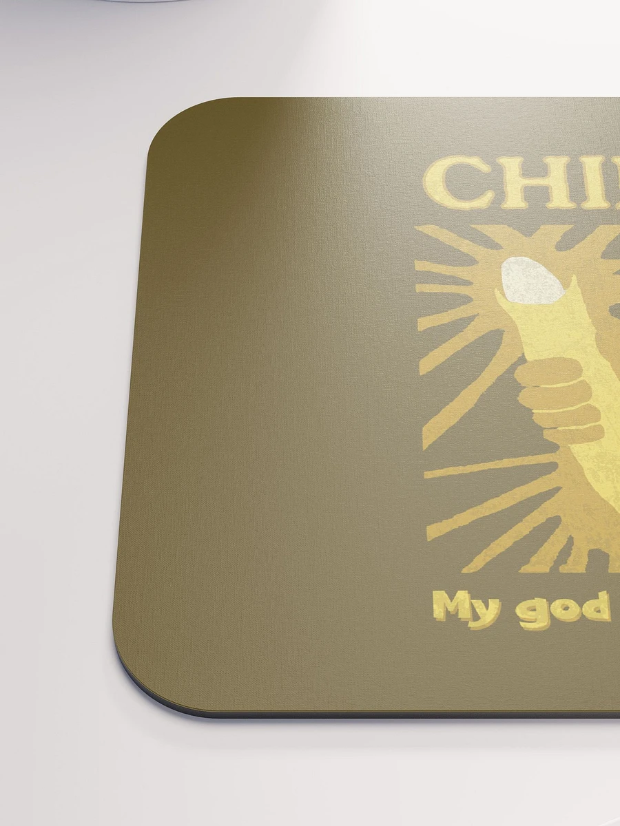 Chimp: My God Is Better Mousepad product image (6)