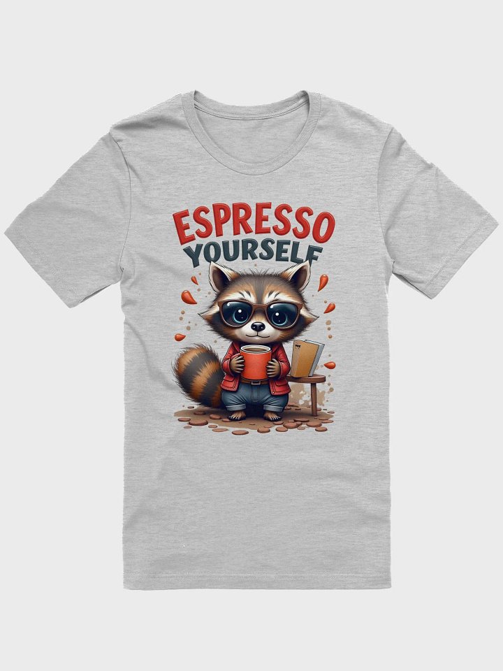 Raccoon Espresso Vibes T-Shirt product image (2)