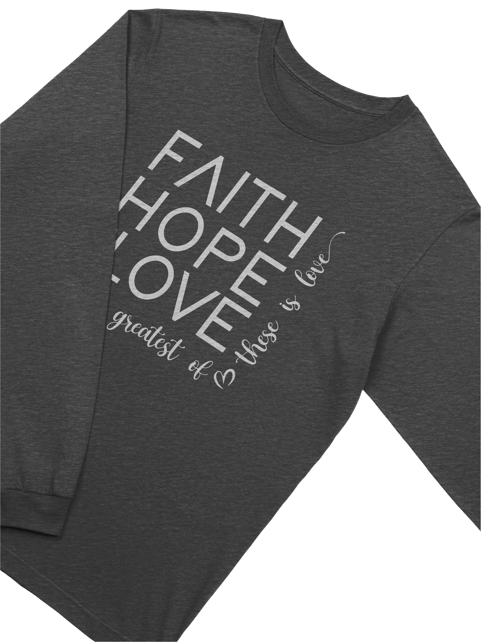 Faith, Hope & Love Long Sleeve T-Shirt product image (3)