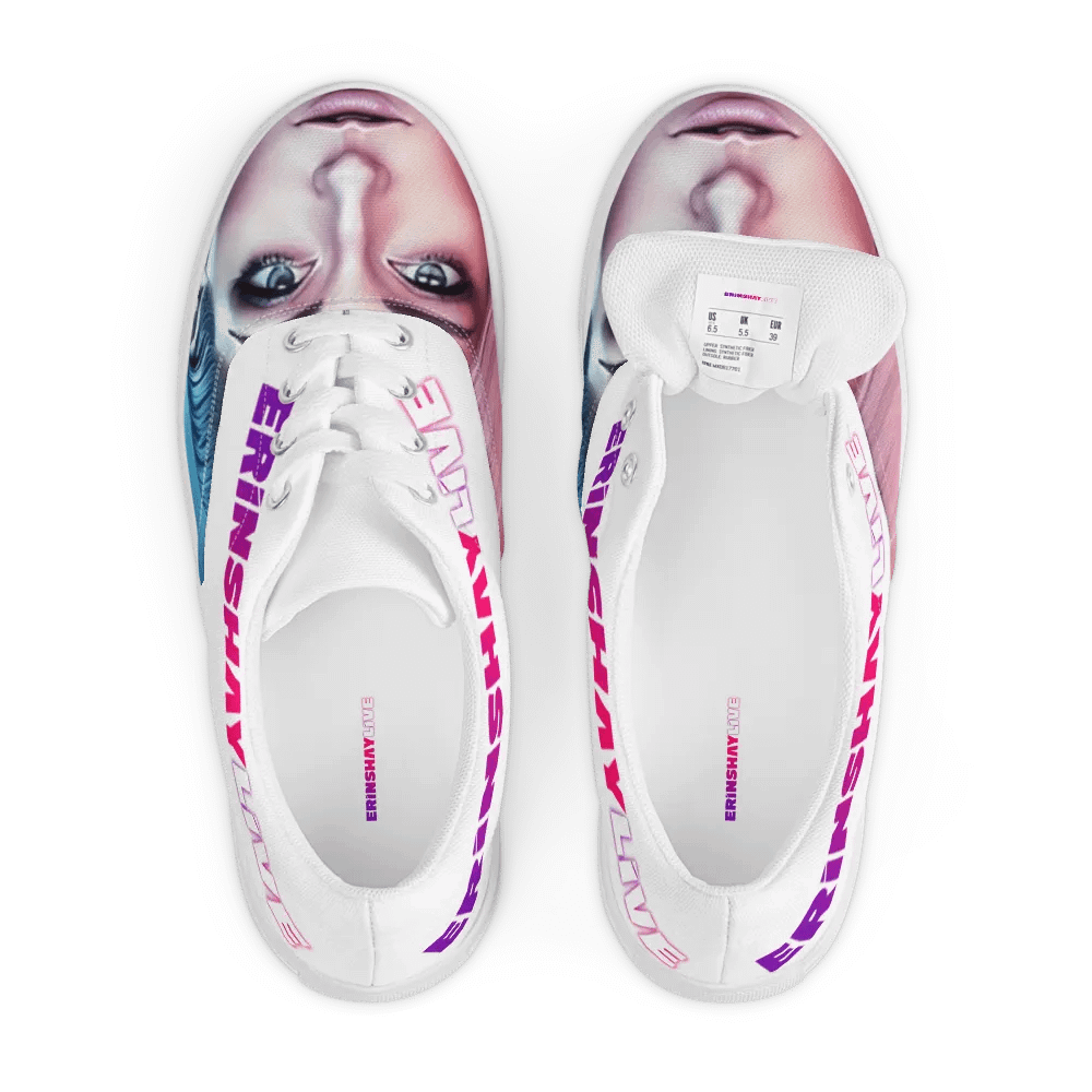 ErinShayLive - Woman's lace up canvas shoes product image (7)