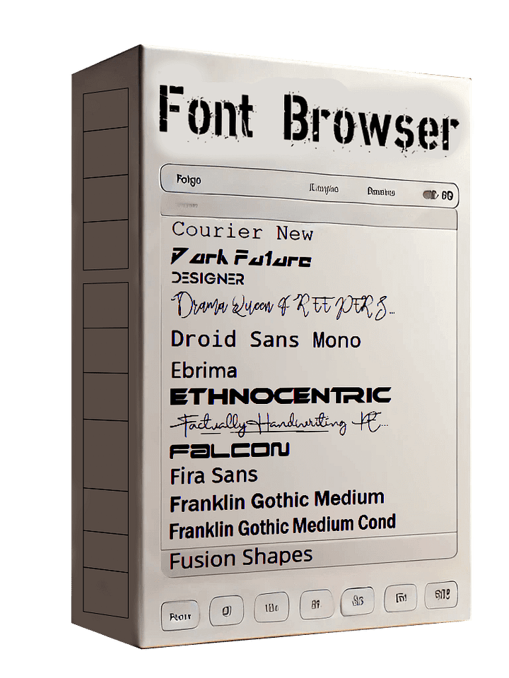 Font Browser product image (1)