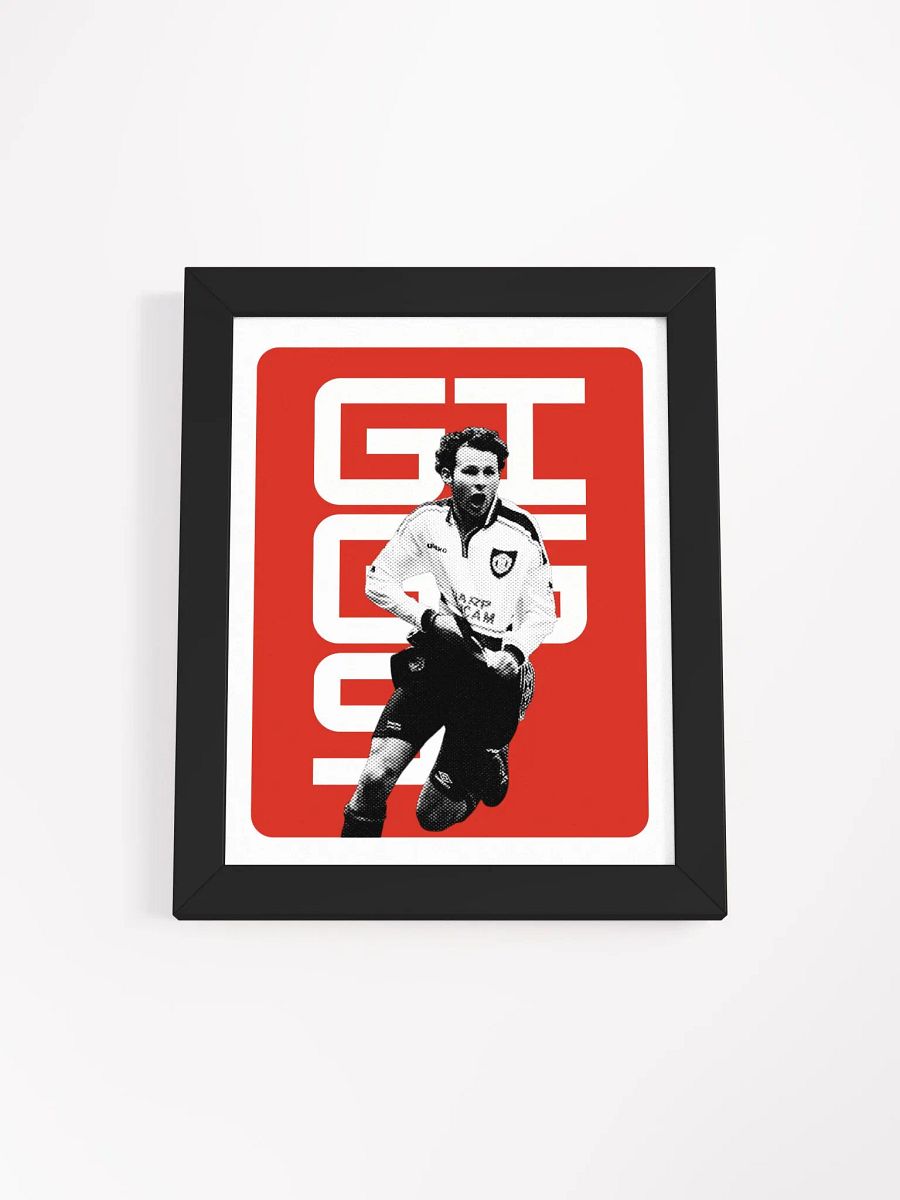 Ryan Giggs BW Manchester United Name Art Framed Print product image (3)