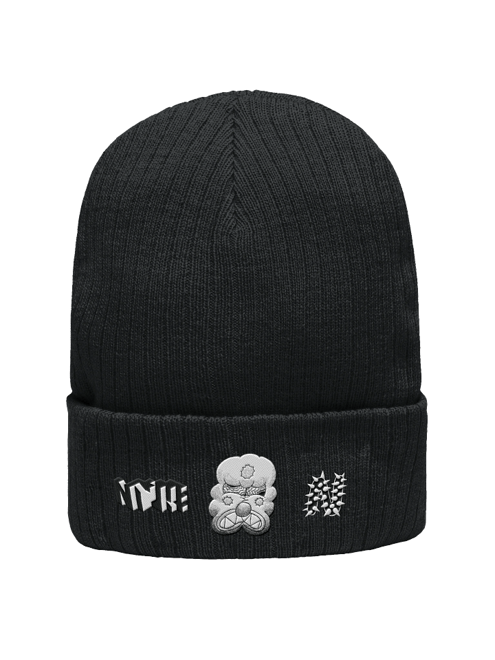 Black Bean Ribbed Beanie product image (1)