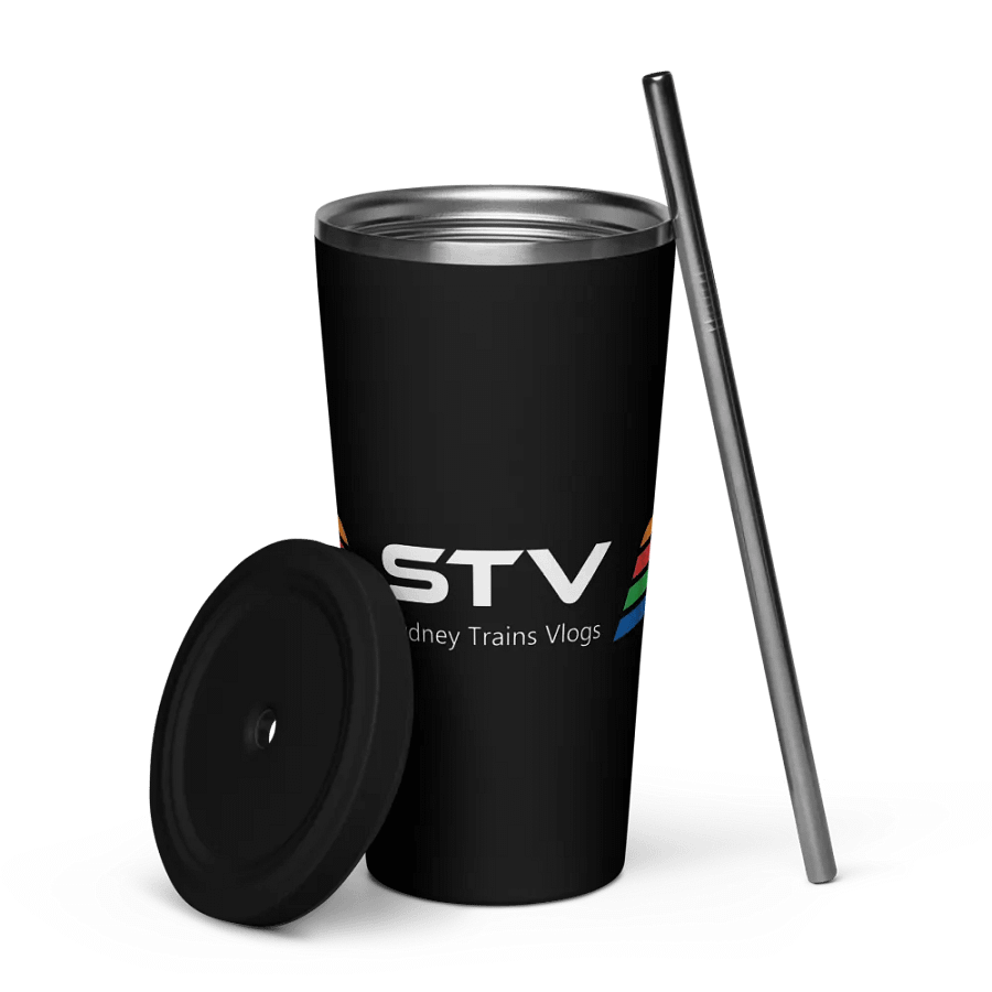 STV Stainless Steel Tumbler With Straw & Lid product image (5)