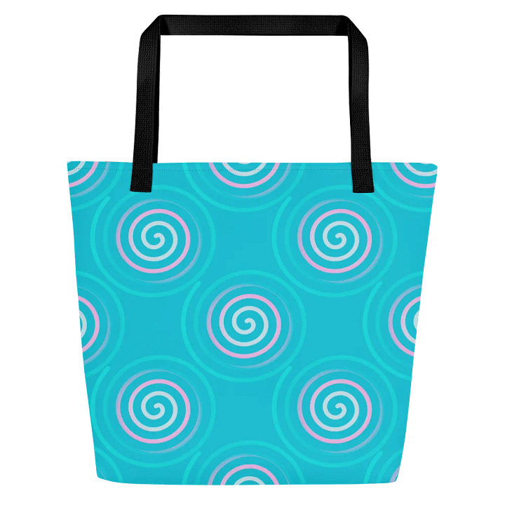 Beautiful Minimalist Ocean Swirl Pattern All Over Print Tote product image (2)