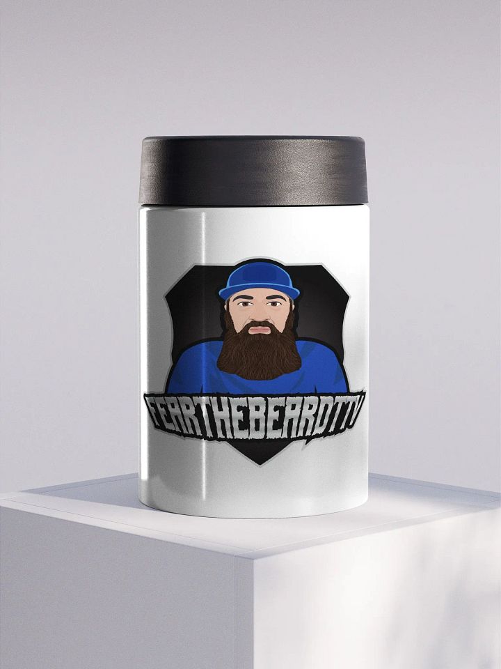 FearTheBeard 12oz Can Coozie product image (1)