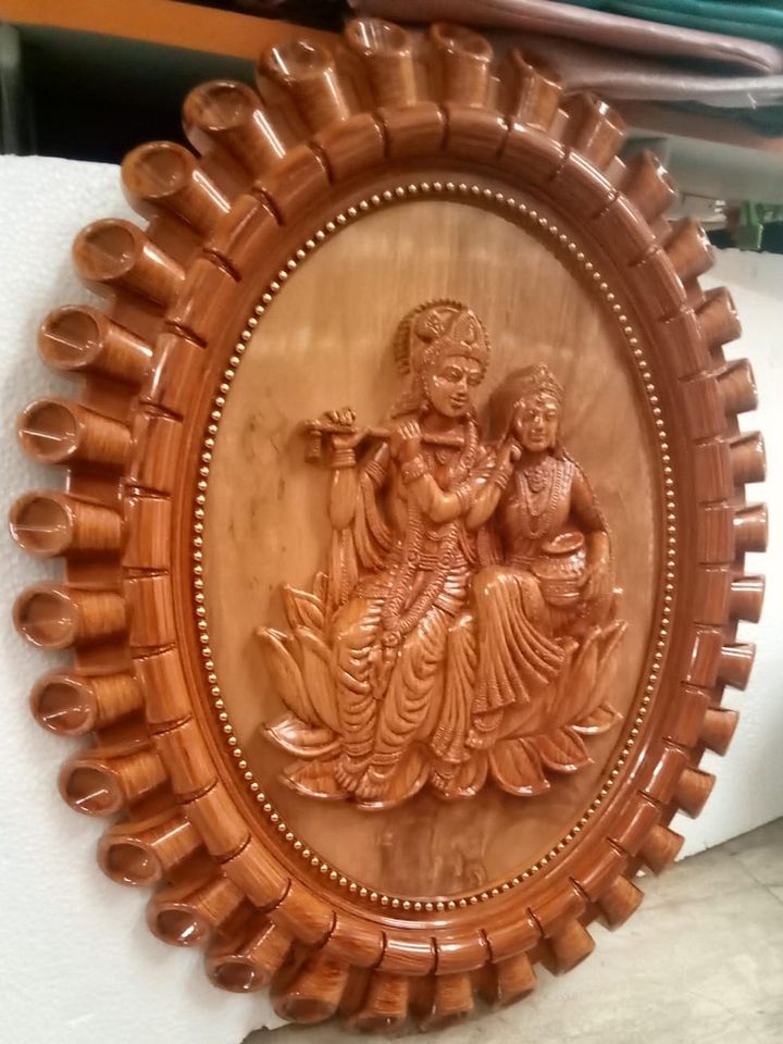 RADHA KRISHNA WALL SET FRAME product image (2)