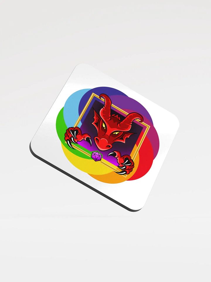 PRIDE Dice Dragons Coaster product image (1)