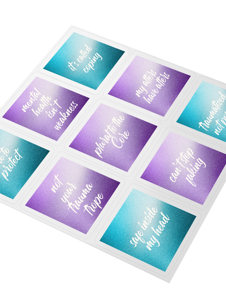 Unmasking Boldly: The Plural Pride Sticker Series 2 product image (4)