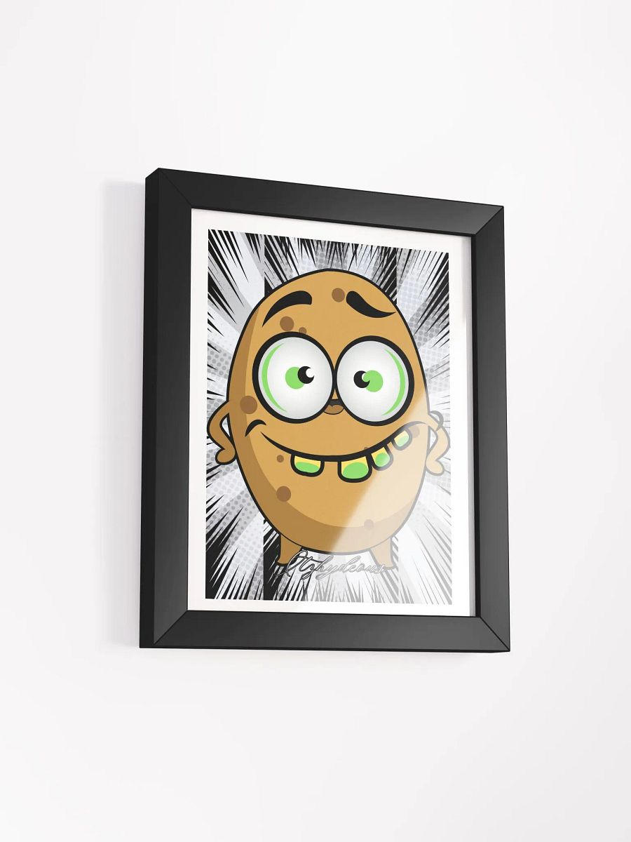 Goofy Potato Burst Framed Poster product image (2)