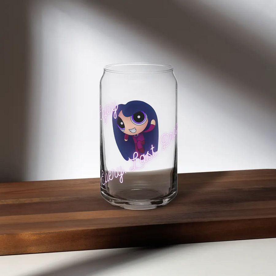 Enjoy Every. Last. Drop Can-shaped glass product image (5)